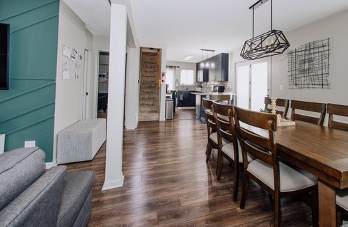 Macalester - Groveland House | Stocked Kitch. & Coffee Bar 65" TV Close 2 Macalester College