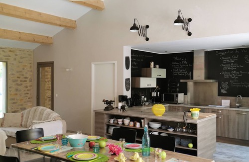Saint-Andre-de-Roquelongue House | Stone house, private swimming pool, on a 3000m park, Gites de France 4 épis