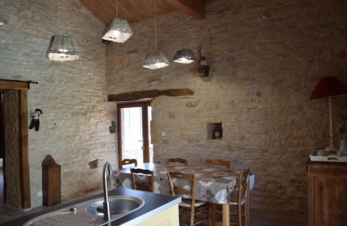 Saint-Antonin Noble Val House | Stone house with private indoor heated swimming pool, sauna, air conditioning