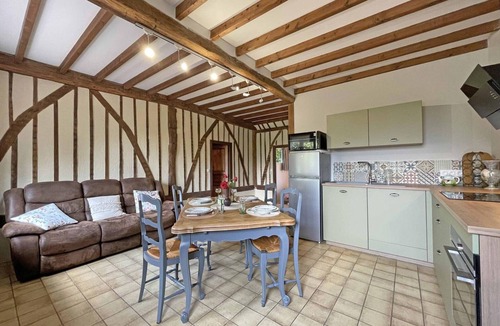 Mantilly Cottage | Stone house with garden in Normandy, wifi included