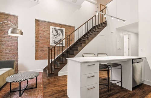Chinatown Apartment | Stone Loft 2BR Downtown Montreal