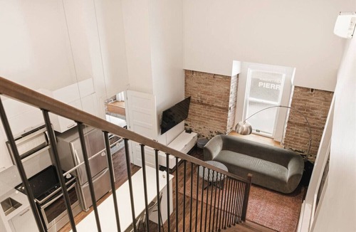 Chinatown Apartment | Stone Loft 2BR Downtown Montreal