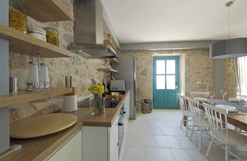 Zaostrog House | Stone villa in Zaostrog with pool, heated, terrace, sea view, table tennis, garage