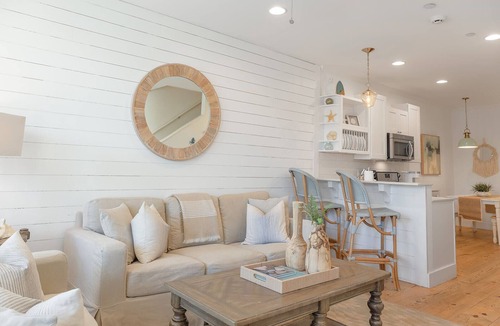 Saint Simons Island House | Stones Throw Cottage: Yards to the Beach, Dog Friendly, Spacious Townhome, Garage & Beach Gear!