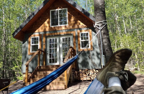 Grand Marais Cabin | Story-book Cabin in the Woods above Lake Superior, near Grand Marais. -New Sauna