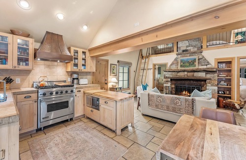 Sundance Cabin | Storybook Stone Cottage, Short Walk to Resort, Hot Tub, Fireplace