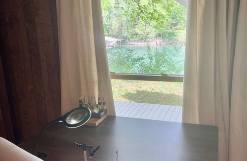 Wilburn House | Stream Come True on Little Red River w/Dock Upstream from Trophy Fishing