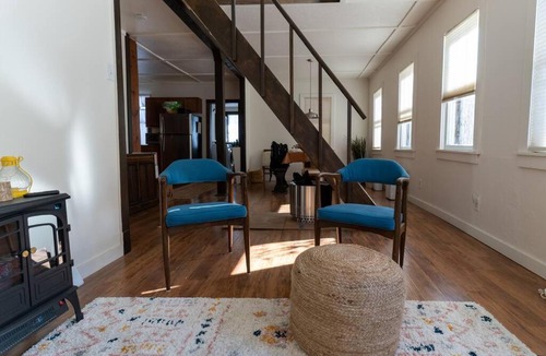 Ellenville House | Stream Side cabin surrounded by woods + Fire Pit