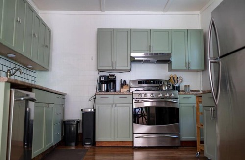 Ellenville House | Stream Side cabin surrounded by woods + Fire Pit