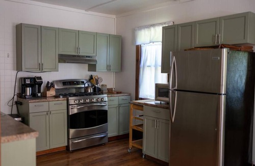 Ellenville House | Stream Side cabin surrounded by woods + Fire Pit