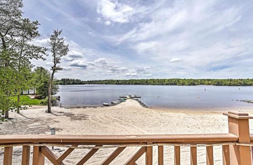 Pocono Pines House | Streamside Cabin in Lake Naomi Fire Pit & Stream