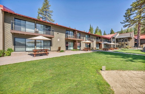 Truckee Condo | Striking King Studio w/Partial Lake View #242 at Donner Lake Village