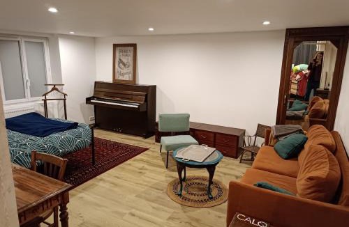 Brioude Apartment | Studio 2 personnes rez-de-chaussée avec patio