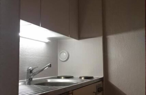 Grimentz Apartment | Studio apartment for 2-3 persons : Living room with 1 sofa-bed + 2 pull-down beds - kitchenette wit