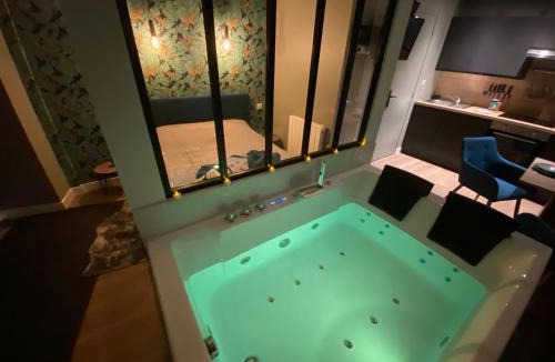 Quartier Vieux Marche-Cathedrale Apartment | Studio avec baignoire balnéo centre de Rouen - 040