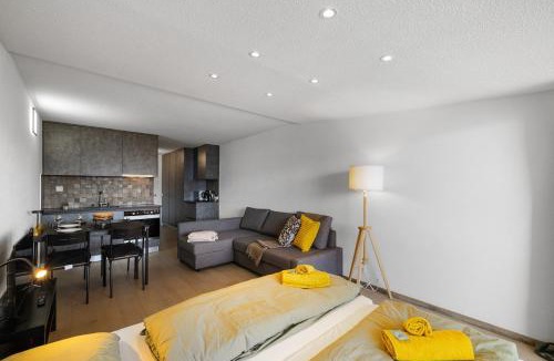 Anzere Apartment | Studio avec balcon & vue dégagée, Anzère centre