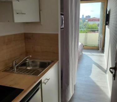 Albi Apartment | Studio avec balcon, vue sur jardins et cathédrale