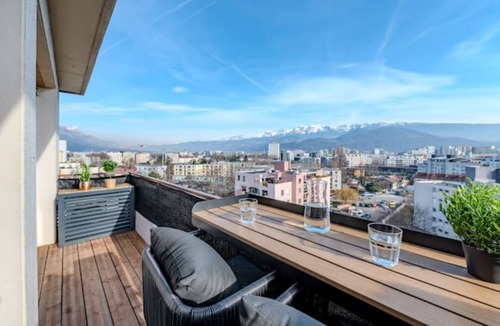 Quartier Capuche-Allies Apartment | Studio Avec vue Montagne