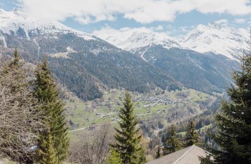 Grimentz Apartment | Studio avec vue sur les montagnes