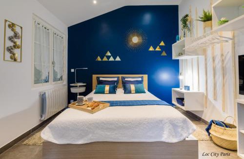 Vemars Apartment | Studio Bleu - Parc Astérix - Mer de Sable - Villepinte - Aéroport CDG