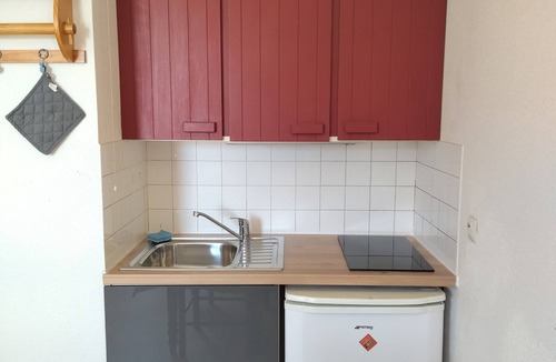 Prapoutel Apartment | Studio cabin 4 pers., ski-in ski-out, valley view