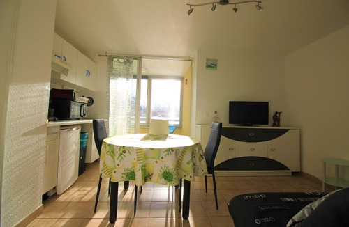 Saint-Cyprien Plage Apartment | Studio cabin with pool in Saint Cyprien Beach Les Capellans 4 people