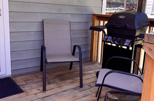 Hot Springs Cabin | Studio cabin on private lake, pet friendly