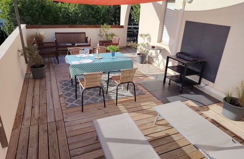 Le Couchant Apartment | Studio cabin with garage, near beaches