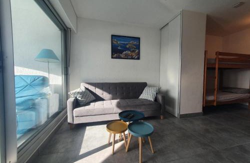 Sete Apartment | Studio cabine à Sète avec climatisation et parking, proche canal - FR-1-338-398