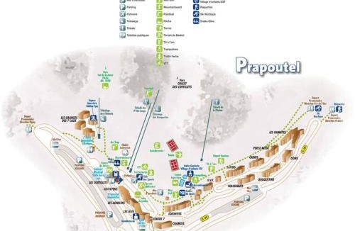 Prapoutel Apartment | Studio cabine 22,5 m2 balcon 3 m2