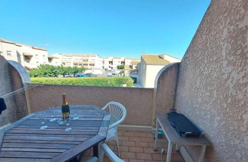 Marseillan Plage Apartment | Studio cabine 4 pers, parking privé et piscine - FR-1-326-774