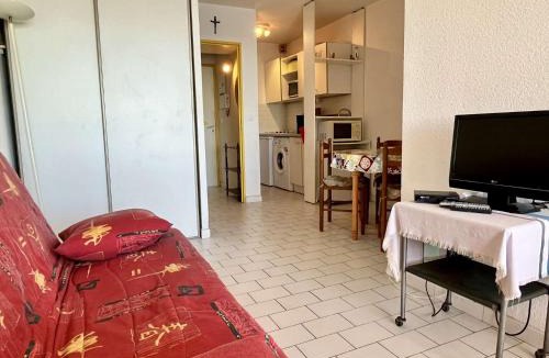 Plage d'Argeles Apartment | Studio cabine avec vue sur le port 4 couchages - AR240-112
