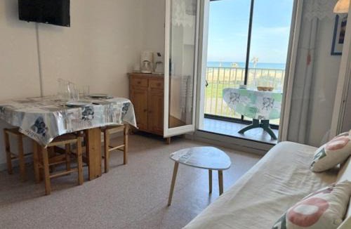 Le Barcares Apartment | Studio cabine avec vue sur mer et parking privé - FR-1-529-310