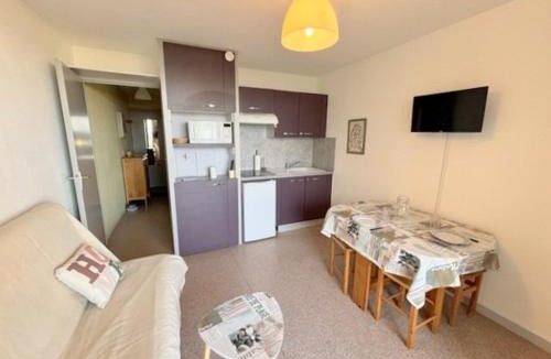 Le Barcares Apartment | Studio cabine avec vue sur mer et parking privé - FR-1-529-310