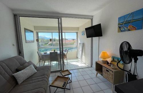 Plage d'Argeles Apartment | Studio cabine dans résidence avec piscine 4 couchages - AR580-174
