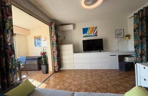 Miramar Apartment | Studio Cabine en Front de Mer - Plage de l'Argentière, La Londe-les-Maures