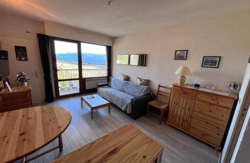 Les Angles Apartment | Studio Cabine Spacieux avec Balcon et Coin Repas - FR-1-593-99