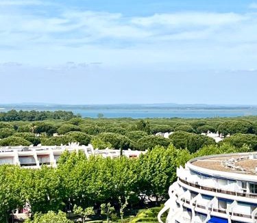 Le Couchant Apartment | Studio cabines, Vue mer & étang, plage a pied