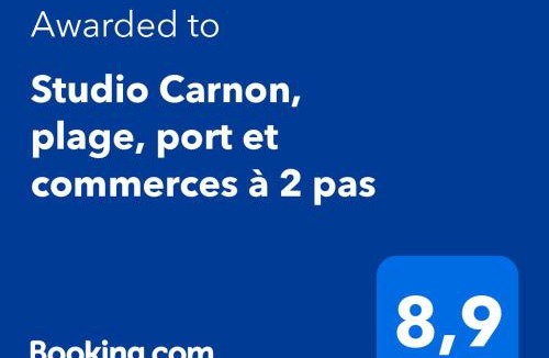 Carnon-Plage Apartment | Studio Carnon, plage, port et commerces à 2 pas