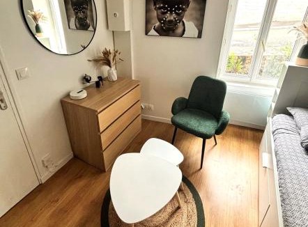 Vemars Apartment | Studio Charme Cosy - Proxi CDG & Parc Astérix