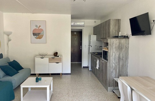 La Grande-Motte Apartment | Studio Climatisé rez de Jardin à la Grande Motte Quartier du Ponant Pour 4 Pers