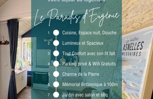 Ver-sur-Mer Apartment | Studio Confort Bourg de Mer sur Gold Beach
