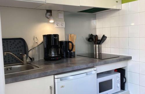 Balaruc-les-Bains Apartment | Studio confortable face aux Thermes avec balcon - FR-1-553-26