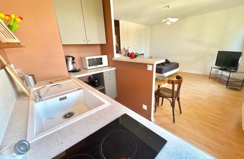 Peloux-Mail Apartment | Studio cosy 2 personnes - proche de la gare