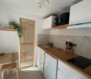 Bourg-Saint-Andeol Apartment | Studio cosy avec cour privative