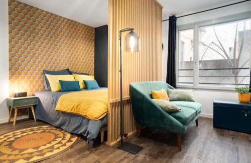 Montchat Apartment | Studio cosy avec parking