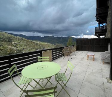 Beuil Apartment | Studio cosy et sa terrasse