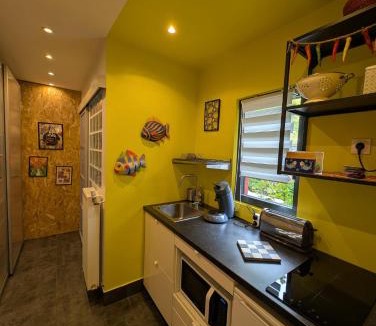 Adamville House | Studio cosy avec jardin et clim - proche Paris