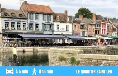 Saint-Acheul Apartment | STUDIO COSY GARE AMIENS TOUT ÉQUIPÉ WIFI NETFLIX 2PERS
