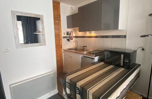 Arette Apartment | Studio cosy pour 4 avec balcon et Wi-Fi, accès direct aux pistes - FR-1-602-59